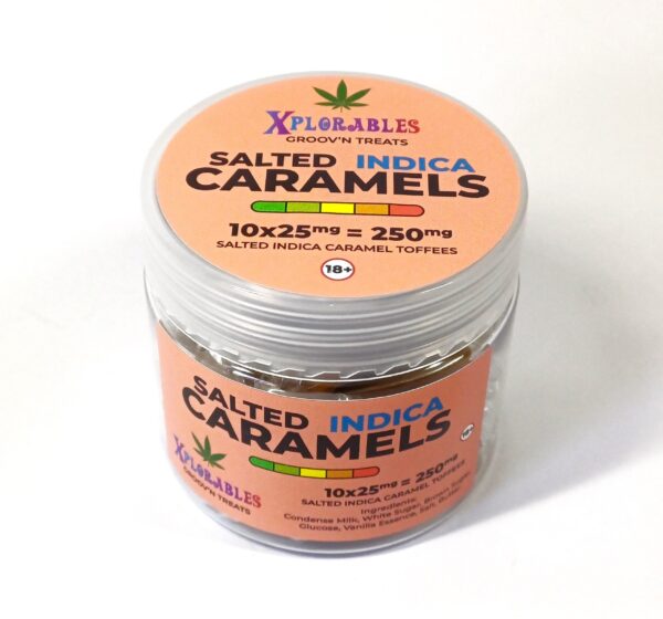 Caramels-Indica-2-scaled-1.jpg Salted Indica Caramel Toffees - 10 x 25mg = 250mg