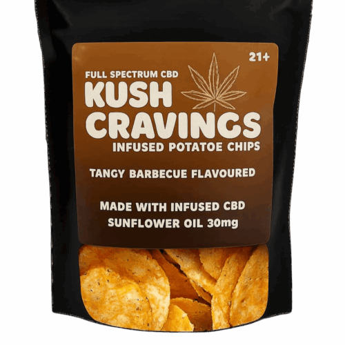 Kush Cravings, Tangy Barbecue Chips - 30mg