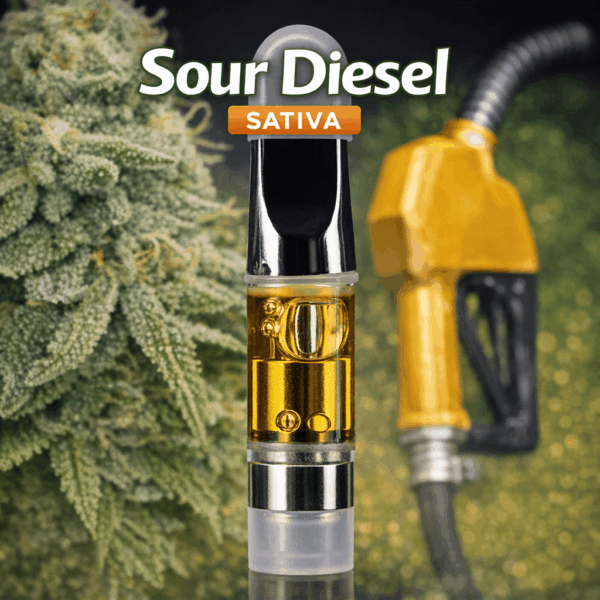 Vape Cartridge - Sour Diesel (Sativa)