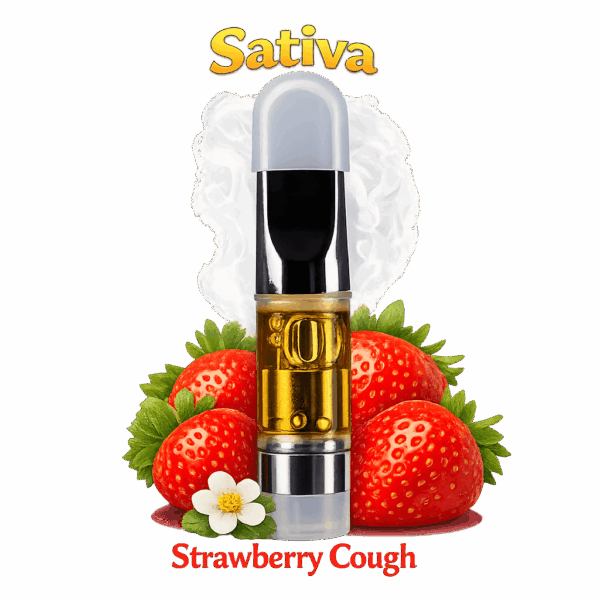 Strawberry Cough Sativa Vape cartridge Strawberry Cough Vape Cartridge (Sativa)